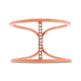 0.04ct 14k Rose Gold Diamond Lady's Ring